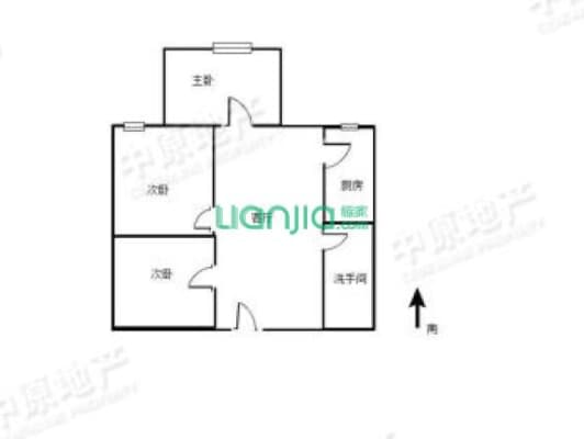 华盛峰荟名庭 3室1厅 东南