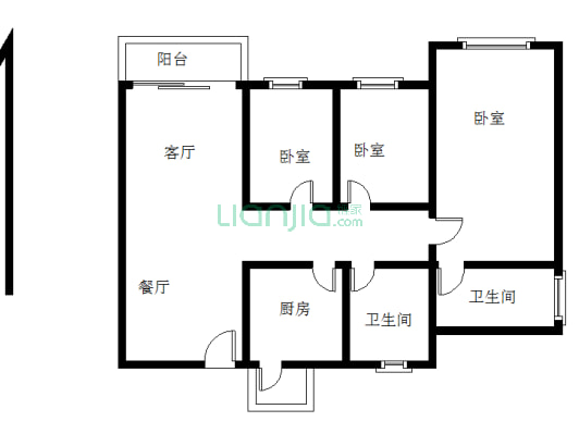 高层看泳池全景 107阔绰大三房 业主诚心卖  看房方便