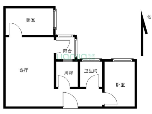 金园花园 地铁9号线园岭C出口 满两年 实用2房户型