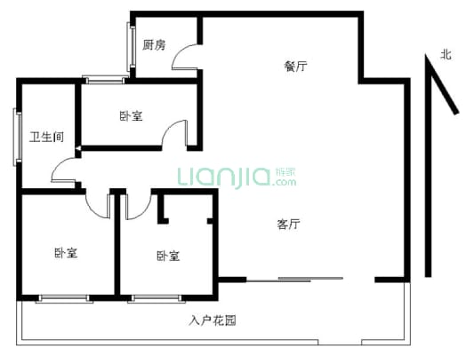 可住宅可商铺标准三房带院子目前在做咖啡馆