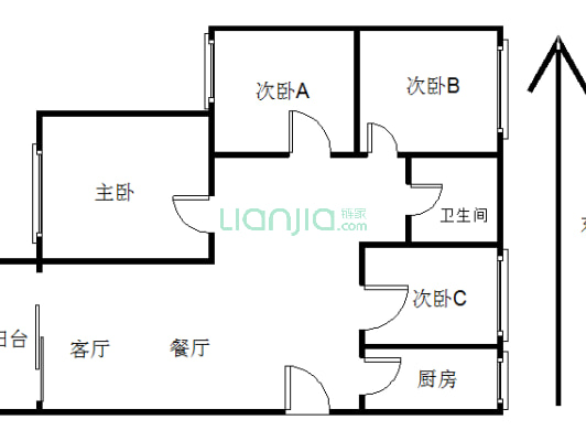 新小区 品质标杆楼盘 中高楼层 东南向看园林