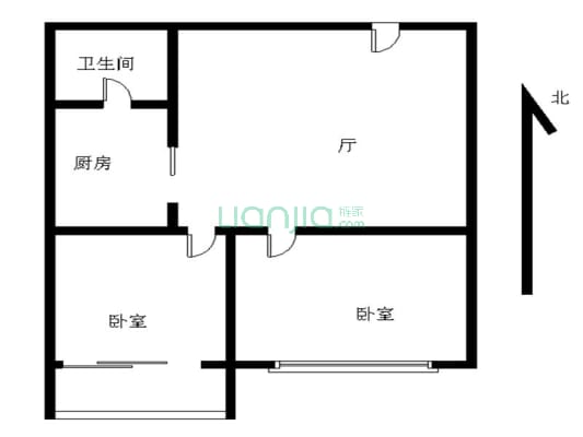 高发西岸三期 舒适两房 适合三口之家