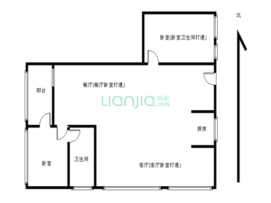 户型方正，格局宽敞，视野开阔，采光很好。