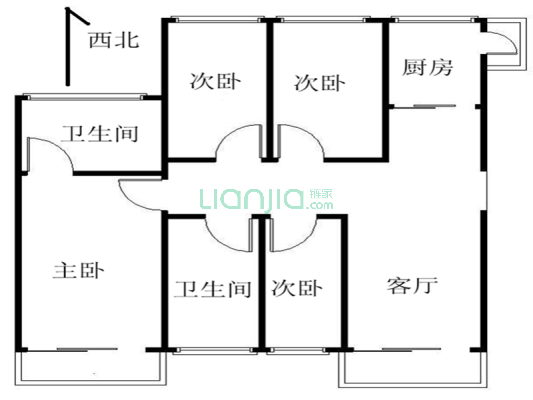 户型方正 中高楼层 采光通风好 满五唯一