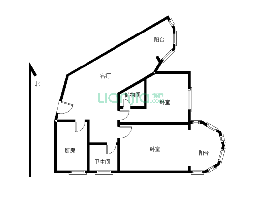 双阳台大两房，桂园小范围，满五年唯一