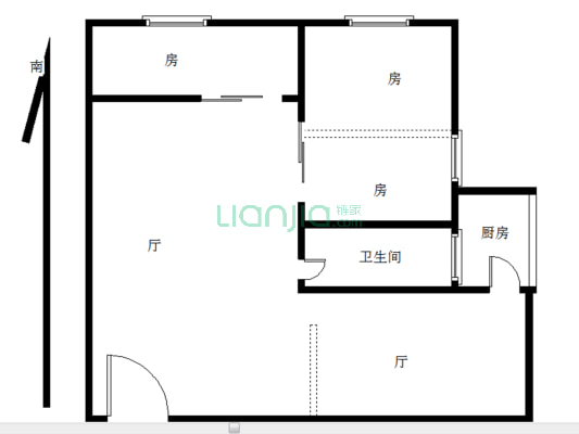 房子户型方正，办公居家都合适，业主价格合适