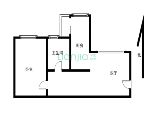 满两年 精装一房一厅 采光充足