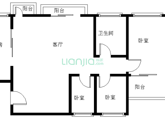 麒麟花园A区 3室2厅 1070万