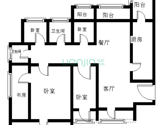 大平面 高楼层 南北通透 视野宽阔