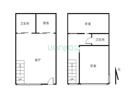 学子荔园 2室1厅 南