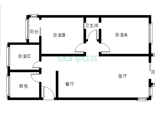 罗湖区万科桂苑 精装三房 满五唯一 可拎包入住