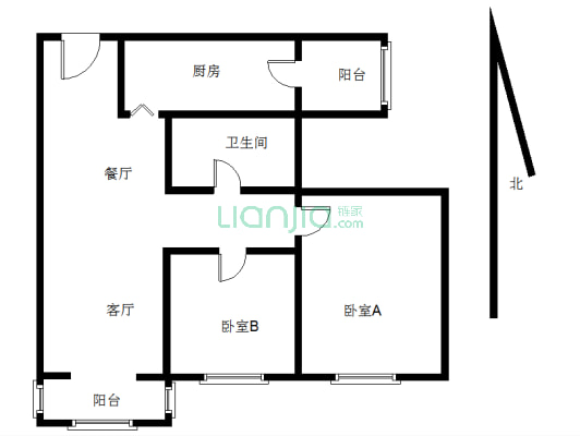 深业东岭二期，中楼层，精装修，两房采光好拎包入住