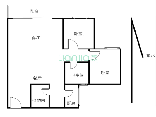 电梯小三房  户型方正 成熟商圈