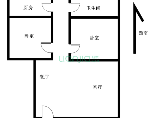 房子户型方正，业主改了 两套房在出租