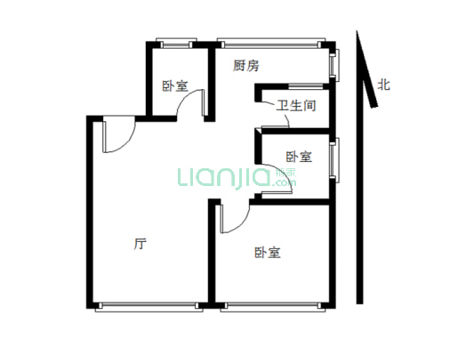 罗湖莲塘，仙湖植物园大门旁，正规三房，户型方正