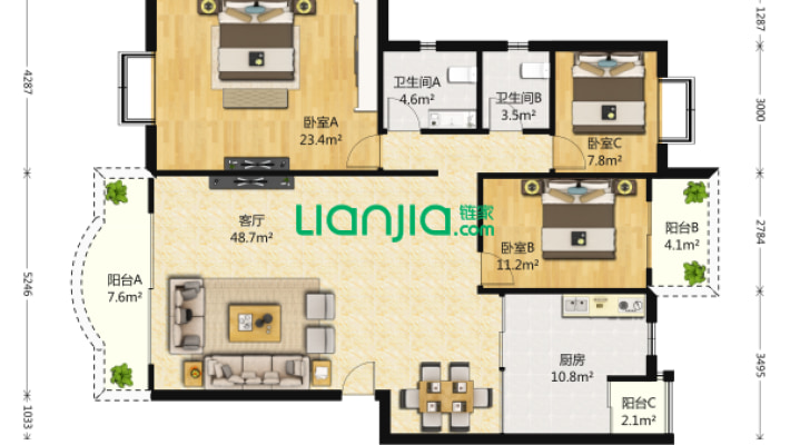 锦欣花园二手房实景图
