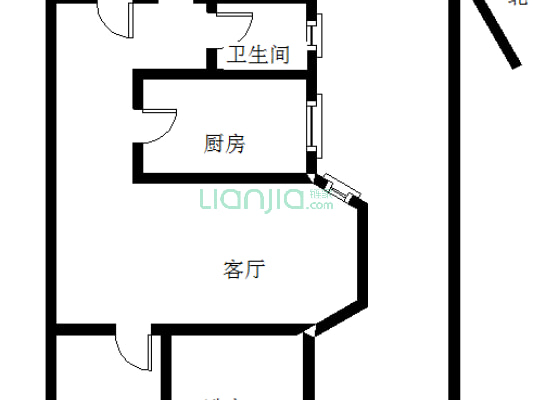 紫竹园 3室1厅 520万