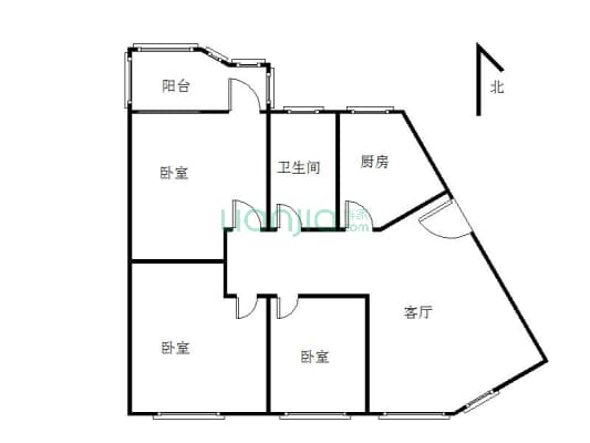 布心花园3房 满五年红本在手 业主诚心出售