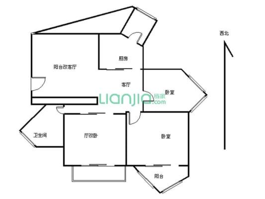 电梯东南向两房，安静看有花园。