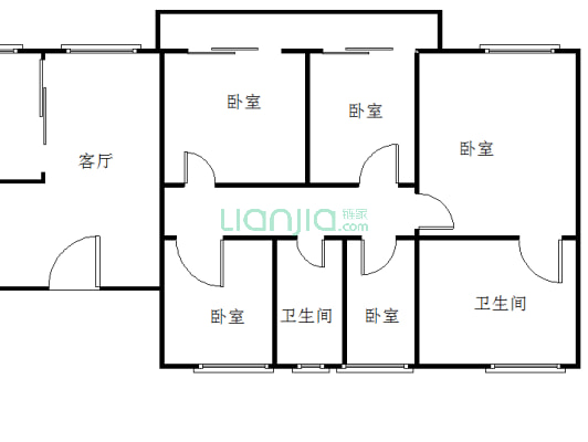 远洋新干线二期 5室2厅 东南