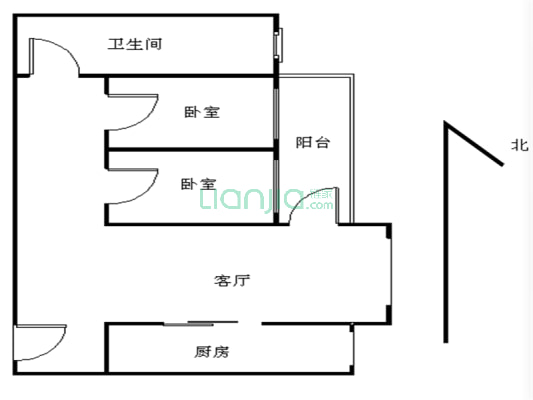 恒立心海湾 88平 三房带大阳台，看花园