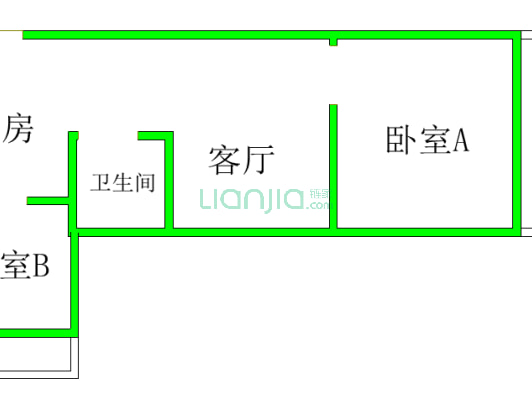 鼎太风华二期正规两房，户型方正，小区中间