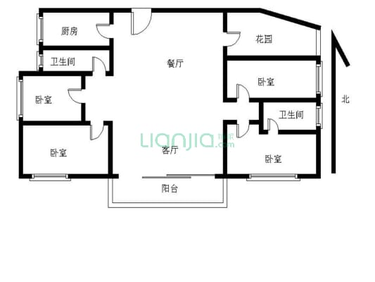 康怡花园 5室2厅 西南