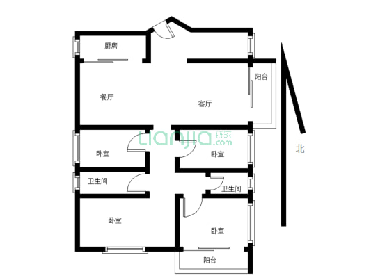 一线湖景  南北两面视野无遮挡  采光充足