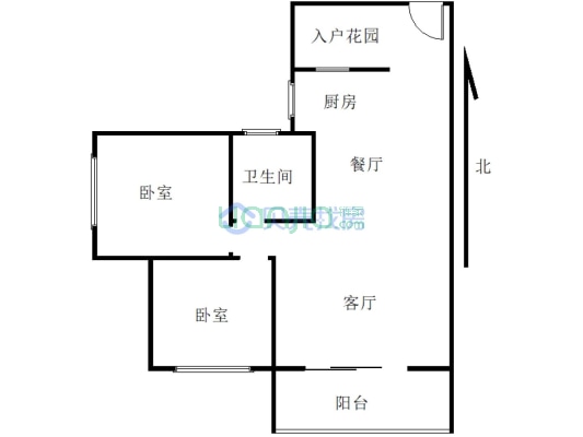 爱琴海 2室2厅 南