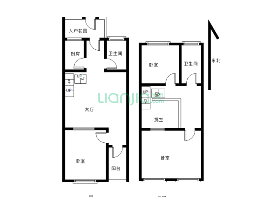 复式房，简单装修，楼层高，生活方便