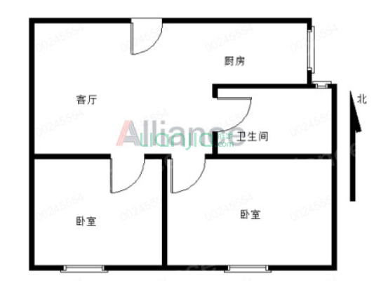 临深大盘，龙光城精装小两房、户型方正。