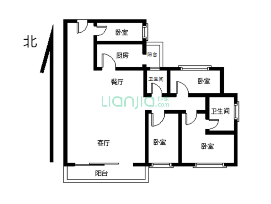 业主诚心出售 全新装  东南向  采光好  仅售330万