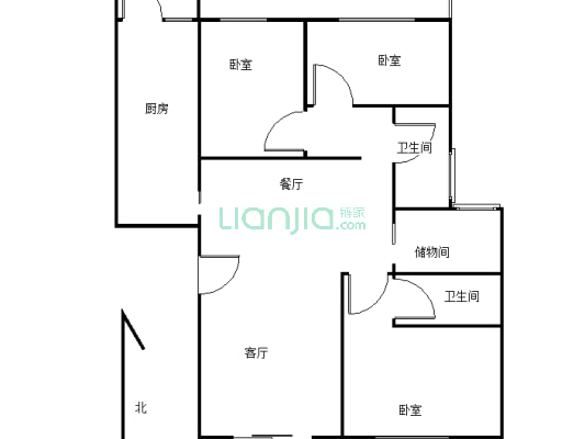 恒大华府 3室2厅 东南