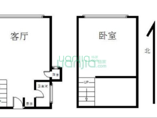 东城地铁口物业，复式一房一厅，出行便利，配套成熟