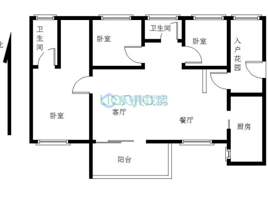 景湖名郡 3室2厅 东南