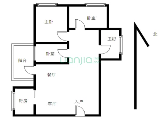 万科松湖传奇二期左岸 3室2厅 西南