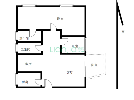 西南朝向，中高楼层，视野宽阔，采光充足