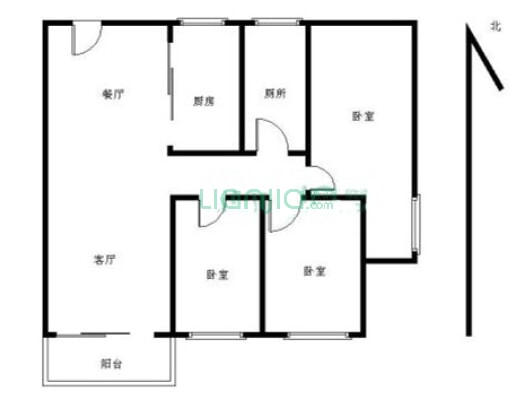 城市风景小面积3房，满五唯一，格局方正，地铁口物业