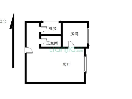 地铁口1房，万科物业，东南向， 高层 采光好