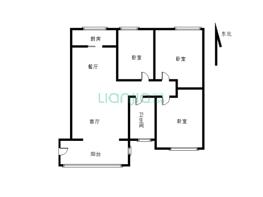 香山三居室出售，满五唯一，免双税