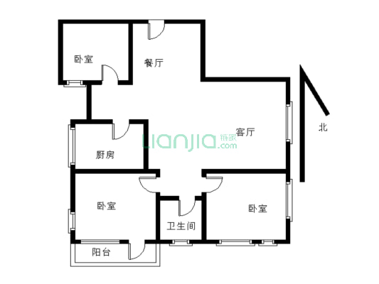 启辉花园 精装电梯3房 朝南 带平台