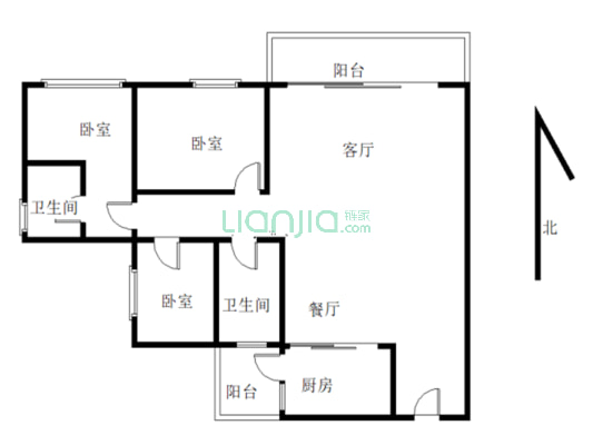 视野开阔采光充足，小区环境安静配套设施齐全