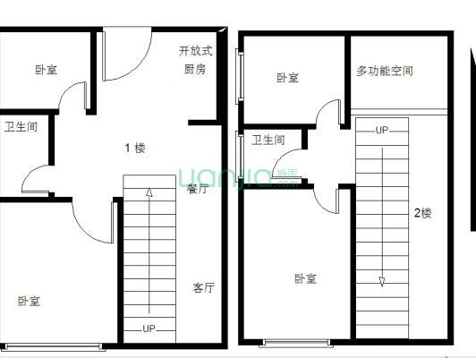 G1蜂汇 4室2厅 东南