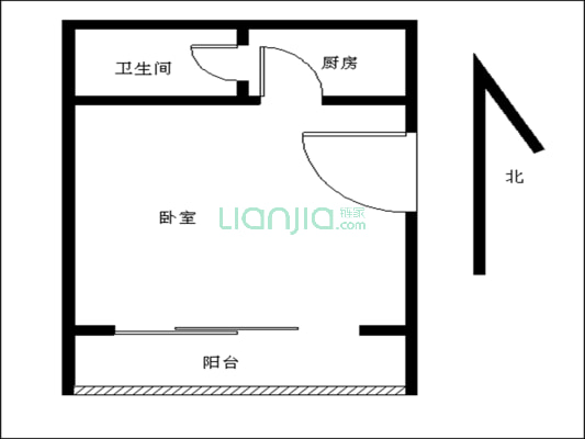 名门酒店 1室0厅 南