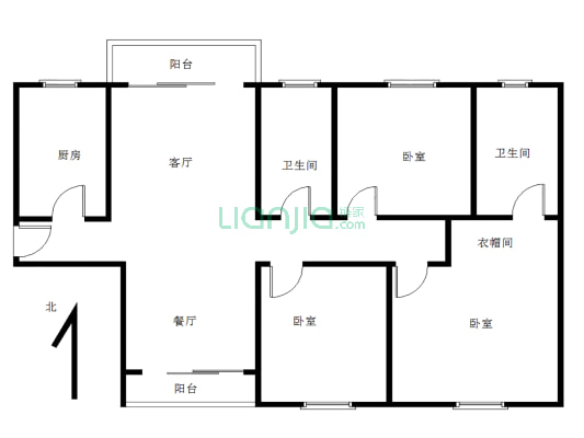 房子装修 户型格局方正 楼层高采光通风很好 红本在手