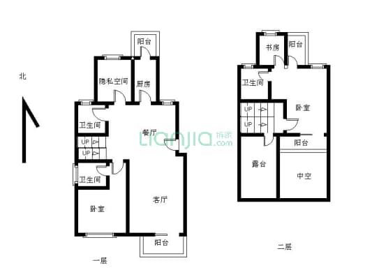 中信阳光假日 3室2厅 南