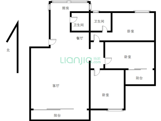 富康路 4室2厅 东南