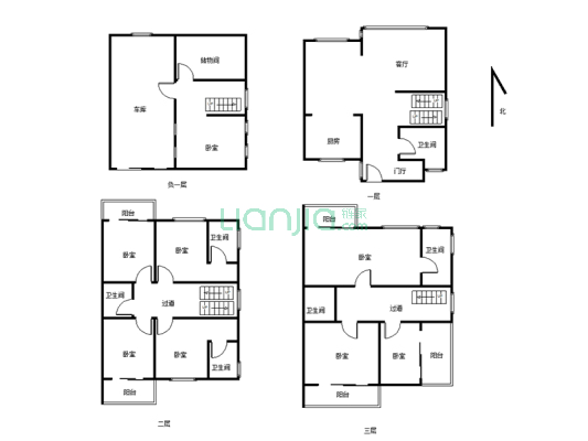 七星区 桂林润园 别墅 326.05m²-户型图