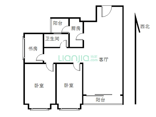 精装两房 住家舒适 采光视野好