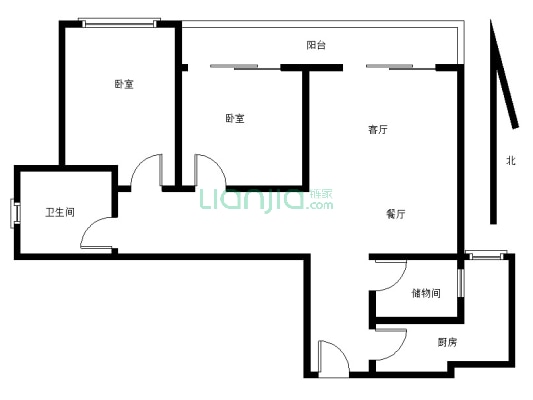 半山壹号住家2房,大阳台视野开阔近学校